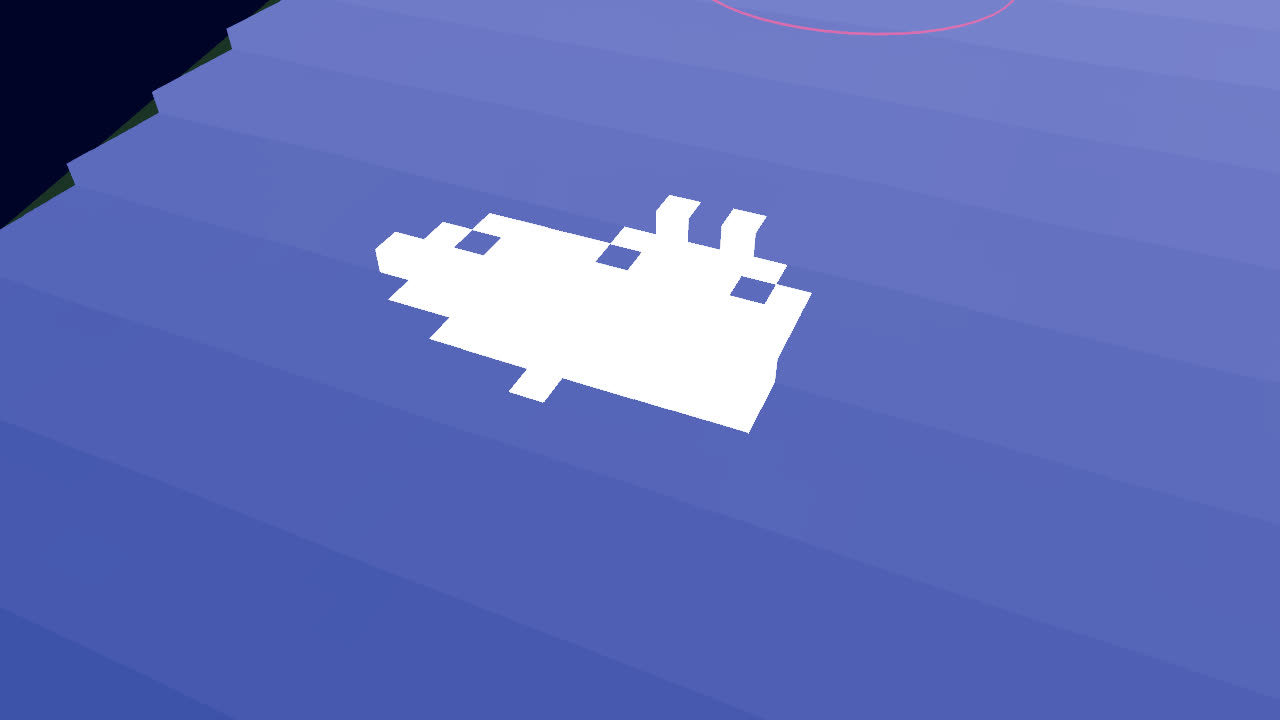 ความร้อนที่หลงเหลือในมุมมองภาพความร้อน (thermal view) ของเกม Under Two Skies